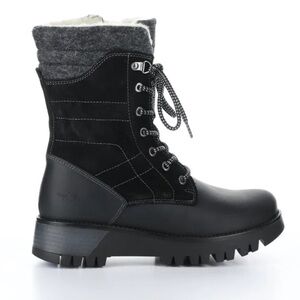 Bos. & Co. GALA PRIMA BLACK ZIP UP BOOTS- Size 38 (7-7.5)